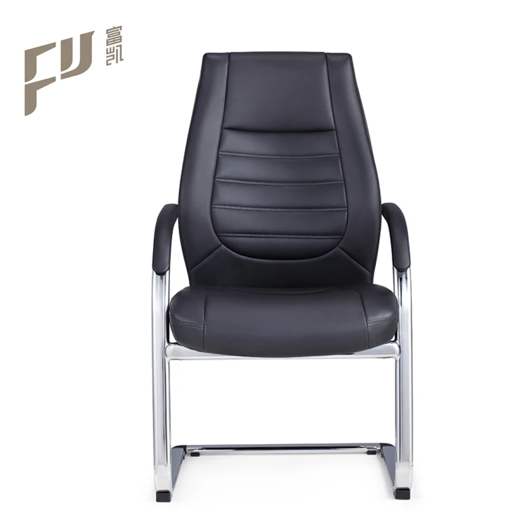 
armrest office meeting chair comfortable without wheels 