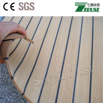 Alibaba Manufacturer Synthetic Pvc Teak Decking For Boat Flooring Alibaba Manufacturer Synthetic Pvc Teak Decking For Boat Flooring