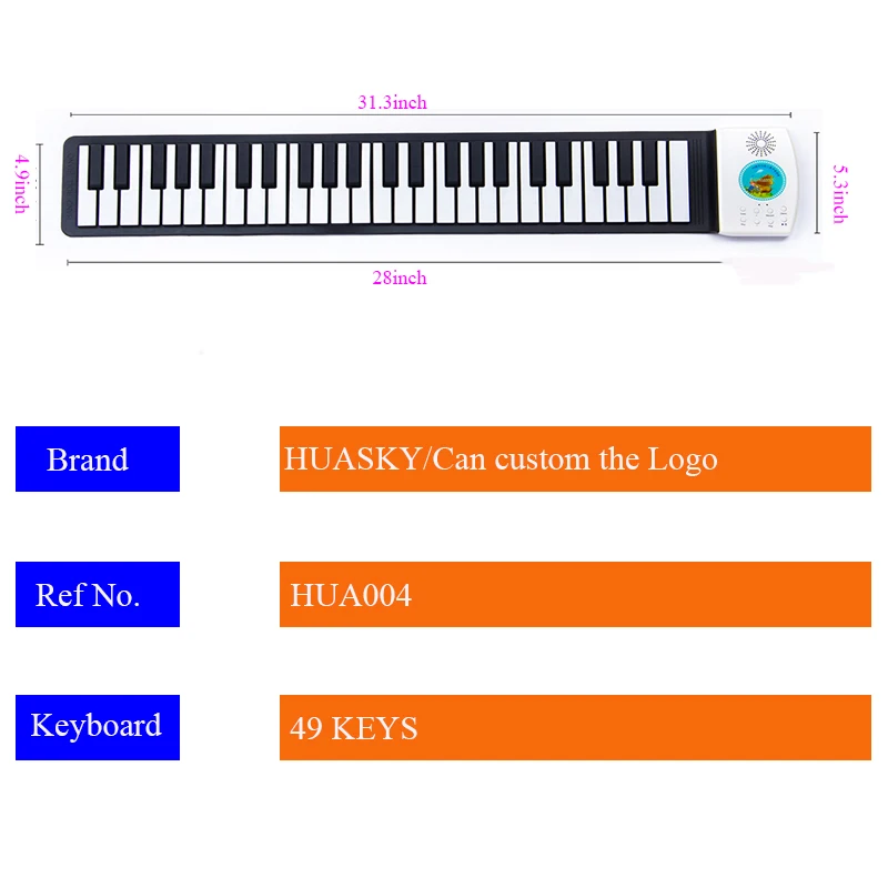 
49-Key Electronic Piano Keyboard Child Kids Educational baby piano 