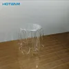 Round Clear Acrylic Hotel Dual Use Dining Table And Chair