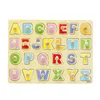 kids child boy girl baby infant children Safety intelligent educational wooden toys wood toy digital data alphabet letter puzzle
