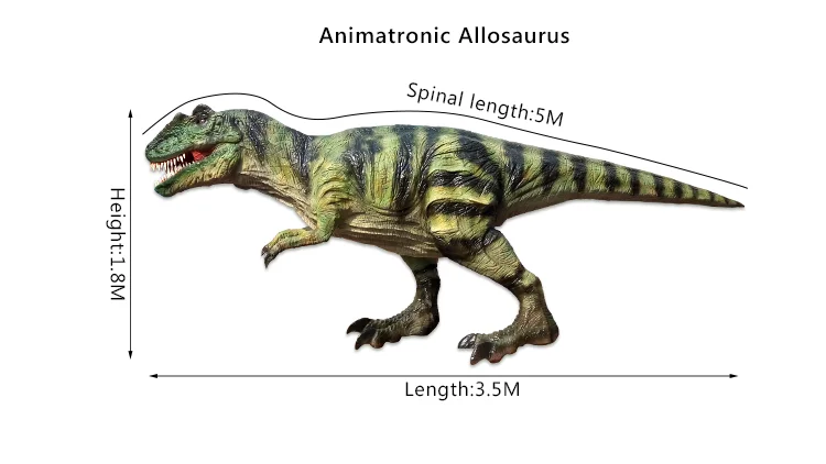 realistic allosaurus