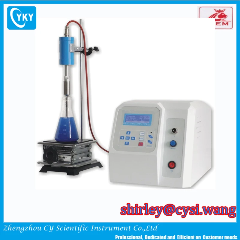 1.5kw 20 Khz Ultrasonic Emulsifier With Soundproof Chamber And