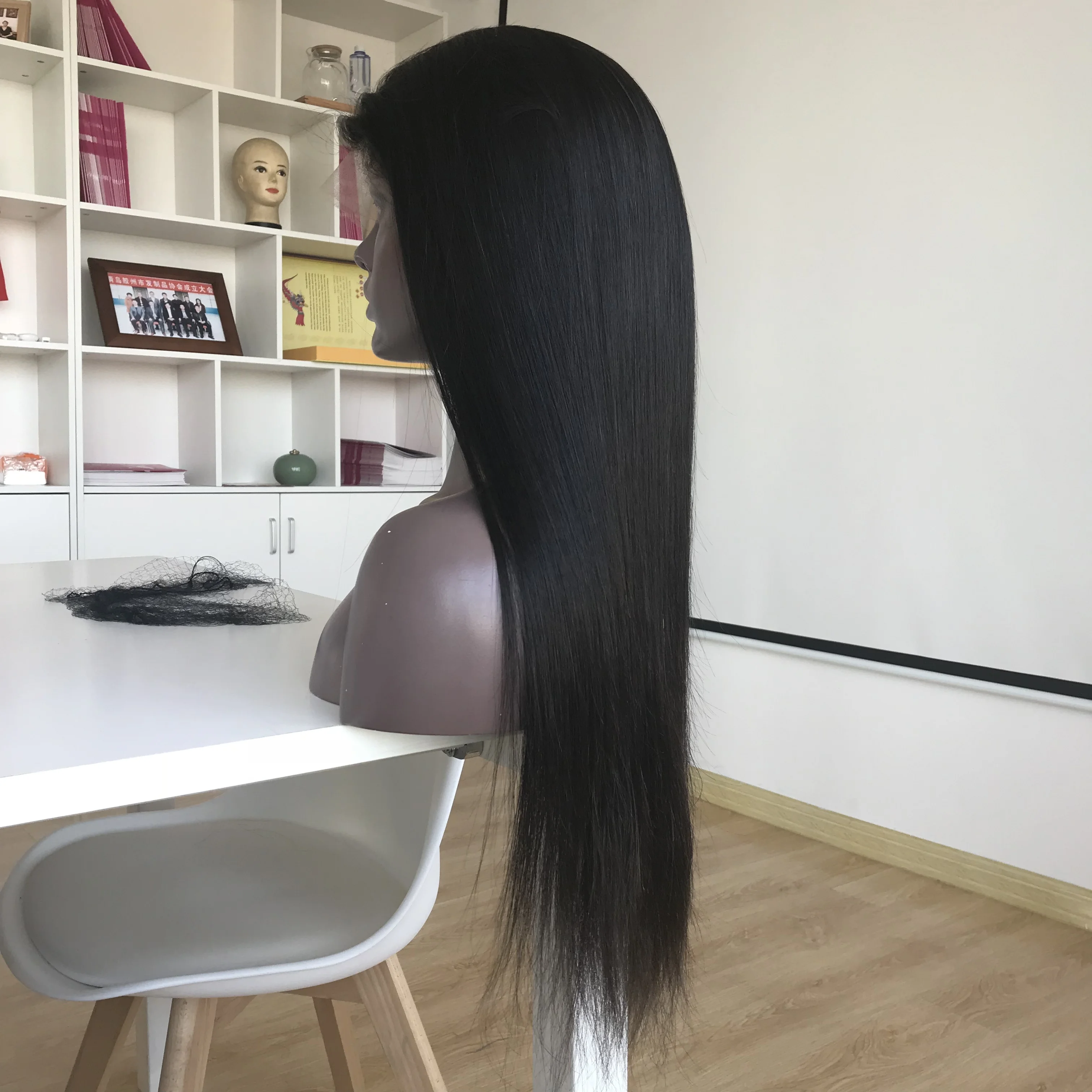 

Uhair wig Straight virgin hair no tangle no shedding 26 inch full lace wig, N/a