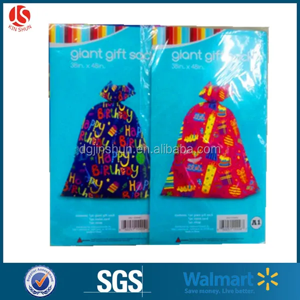 giant plastic gift sack