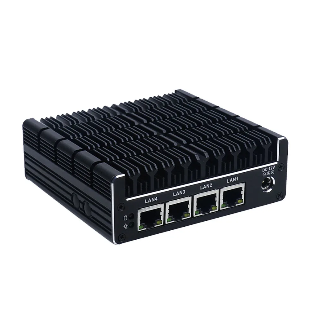 

Iwill Cheap Barebone System Mini ITX PC Intel J3160 Quad Core 4 Lan Ubuntu Pfsense Fanless Computer Server