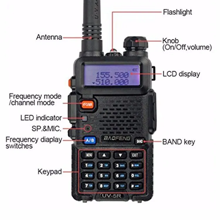 
100 km best handheld two way radio 
