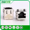 Metal shielded right angle 10P8C rj45 connector