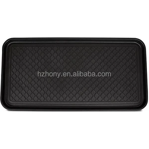 Image of Multi-Purpose Plastic Boot Mat & Tray for Indoor and Outdoor Floor Protection, 30" x 15" x 1.2"