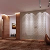 White Hollow Flower Print Decorative 3D Ceramic Room Divider