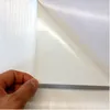 Reusable solvent ink self adhesive one way vision vinyl window film graphic paper rolls self adhesive decorative film pvc paper