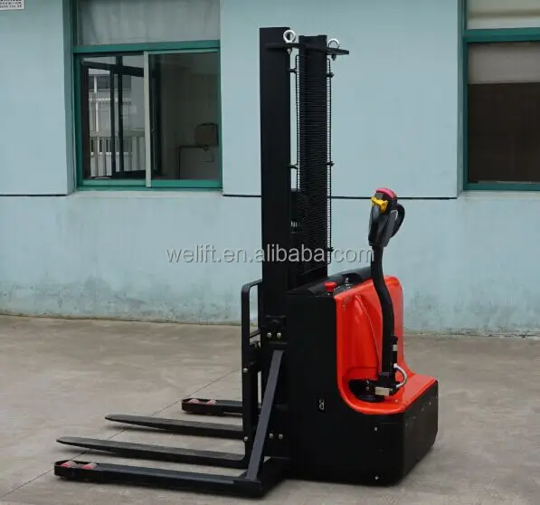 
straddle type forklift electric stacker 1500kg 1.5ton hot sale 