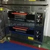 Stainless steel gas pizza oven, large capacity pizza oven, gas oven with 2 layers 4 trays