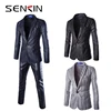 Men's suits new British printing trend fashion suit jacket small suit