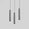 AMBERLIGHTING industrial Gray Cement LED Pendant Lamp Bar Dining Room Vintage Hanging Light