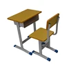 Single cheap adjustable high school desk and chair School Furniture
