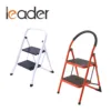 Two steps square tube folding iron ladder