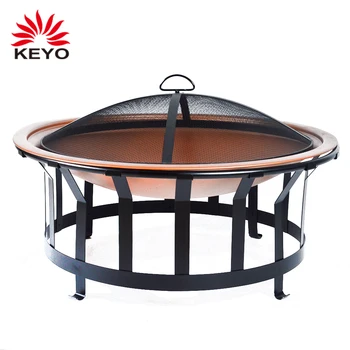 Heavy Duty Bbq Grill Design Firepit Charcoal Round Wood Burning