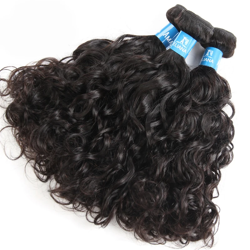 

Full Cuticle Aligned High Quality Cheap Wholesale Human Hair Bundles Water Wave Brazilian Hair Extensions