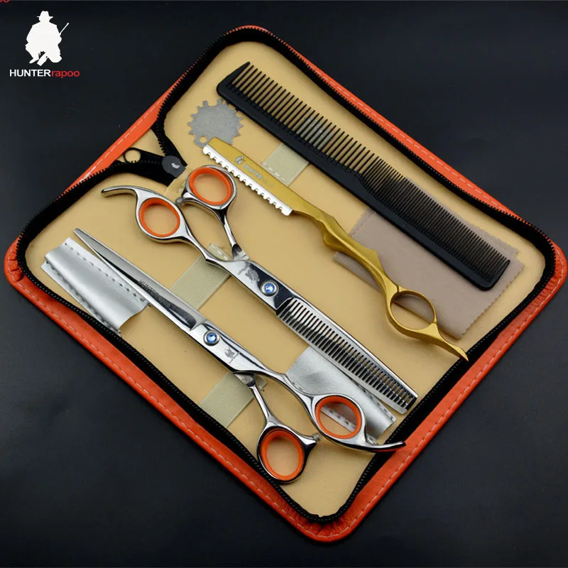 7 Inch Stainless Steel Barber Scissors Hair cutting scissor thinning shear kit