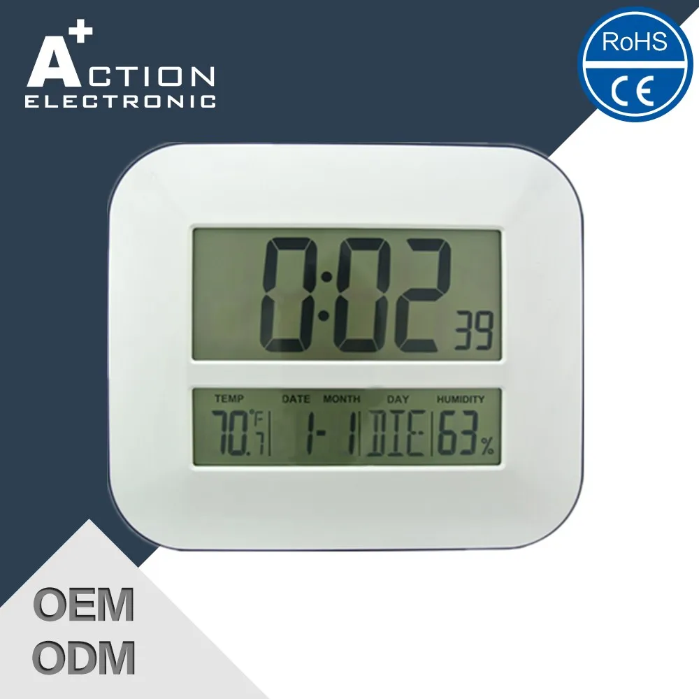 Jam Dinding Digital Kalender Lcd Angka Besar,Jam Dinding Digital Dengan
