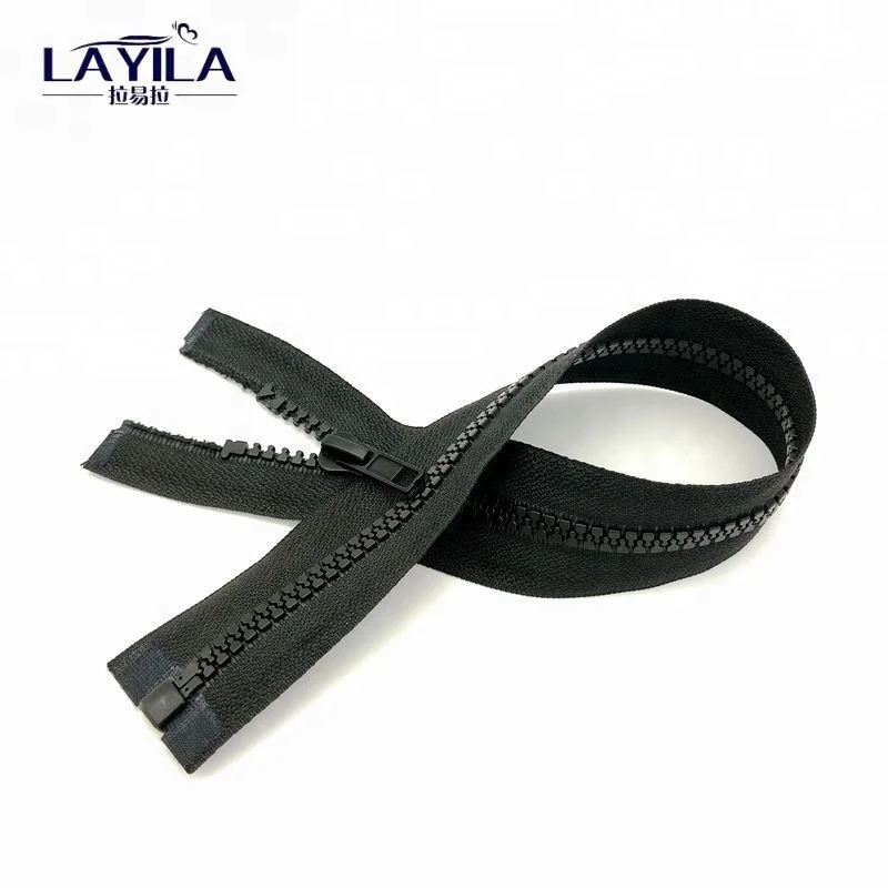 
No.5 open end black color vislon coat zipper for sale 