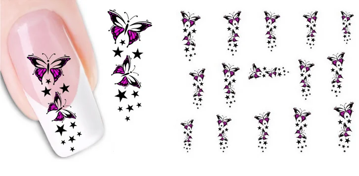 NAIL ART KECANTIKAN SLIDER AIR DECAL NAIL STIKER HEWAN PET CLAW PAW FOOT PRINT M