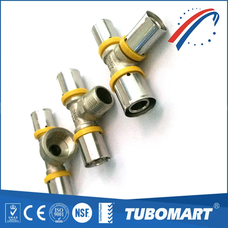 Brass Press Fitting For Pe Al Pe Gas Pipe Buy Brass Press