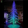 20ft Outdoor Commercial Christmas 3D Giant Lighted Smart RGB Motif Pine Trees