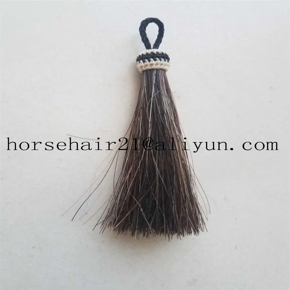 Double Color Horsehair Tassels For Double Layer Horse Hair Tassel