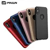 Hot selling products oil coating hard plastic for iphone x case pc thin black hard,slim for iphone x case