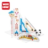 Wise Hawk wholesale plastic mini brick diy cute stationery set for kids