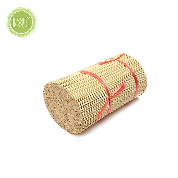 Agarbatti Sticks Raw Material Round Bamboo First Layer Natural Color