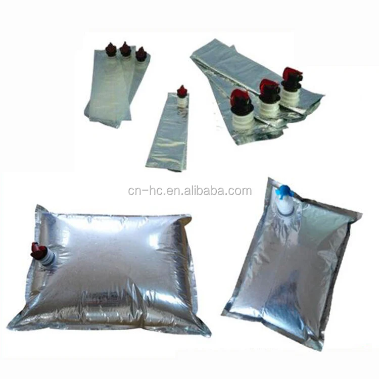 wine bags with tap