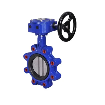 10 Inch Butterfly Valve Cast Iron Lug Type With Hand Wheel - Buy 10 ...