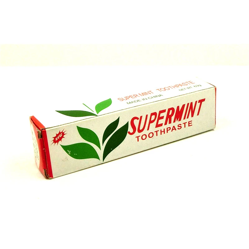 

63g made in China bright oral care white supermint toothpaste, White paste