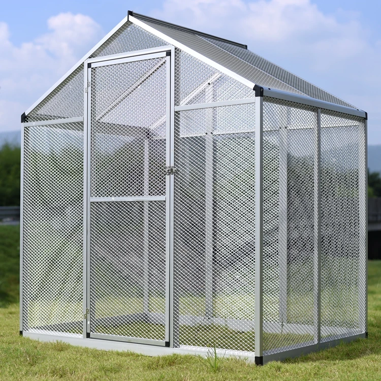 

Large outdoor bird cage with aluminum frame bird cage materials