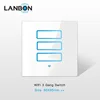 Lanbon smart home alexa wall light switch 2 way wifi wireless remote control touch switch IOT home automation solution