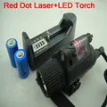 Red Dot Laser Sight Scope CREE LED Flashlight Torch Rifle Gun Hunting Mount Rail 2 16340