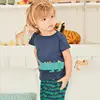 S10310B New 2018 Brand 100% Cotton Summer Baby Boys Clothes Set