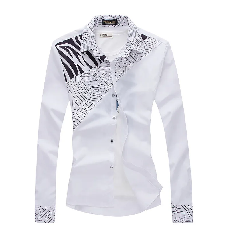 Jotebriyo Mens Business Long Sleeve England Casual Slim Fit Button Down Dress Shirts