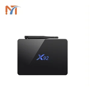 OEM Factory price BT4.1 smart greek channels New Design Top Quality X92 2GB 16GB android 7.1 octa core tv box