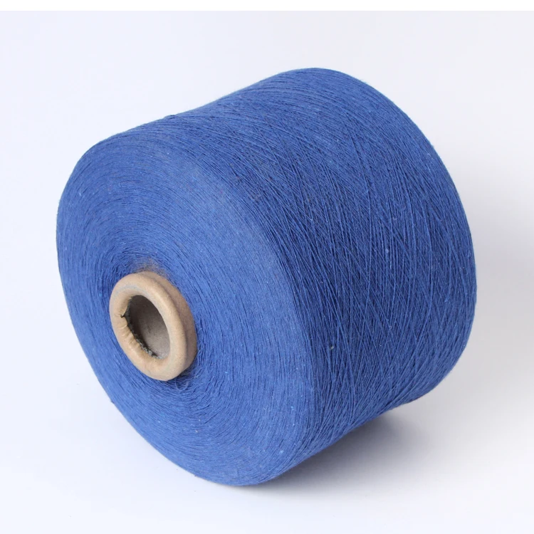 FOB TO Ningbo port price 65% cotton 35% polyester blended regenerated cotton glove yarn Ne 6s 8s 10s