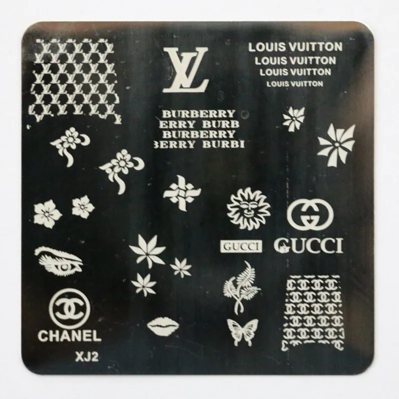 10 Designs For Choose Xj Series Art Image Stamps Plates Konad Stamping Nail Art Decoration Diy Stencil Manicure Tools - Buy Stamping Plates Nail Art,Nail Art Stamping Plate,Nail Stamp Plate Product