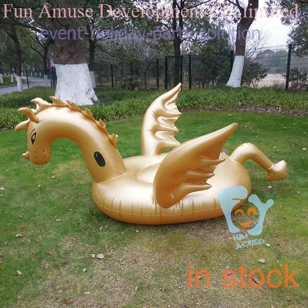 

IN STOCK giant inflatable dragon pool float, Same as picture or costomize