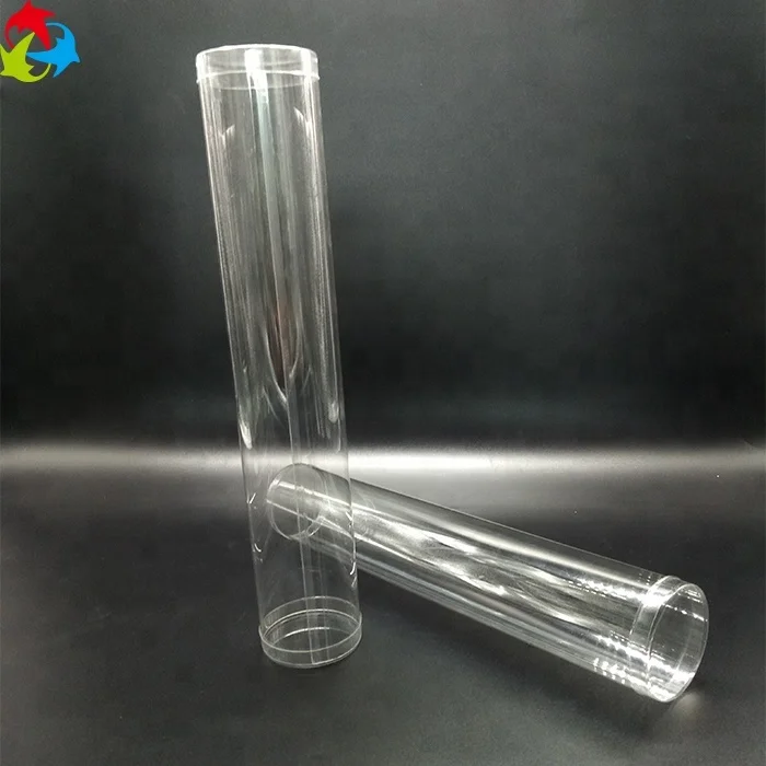 Custom Round Tube Box Plastic Clear Cylinder Packaging Buy Plastic