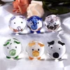 Lovely pig-shape crystal glass animal as gift,decoration,wedding souvenir