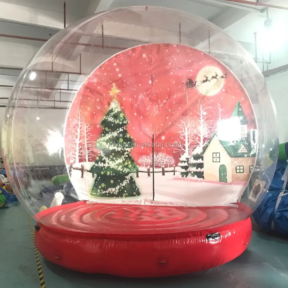 Festival Hot Sale Inflatable Human Size Snow Globe With Ce Approved