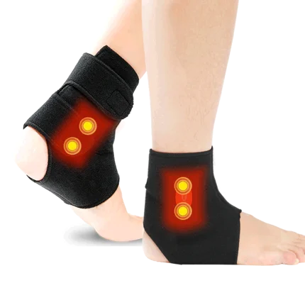 

Far Infrared Heating Electric Temperature Controlled USB Ankle Heating Pad for Pain Relief, Black