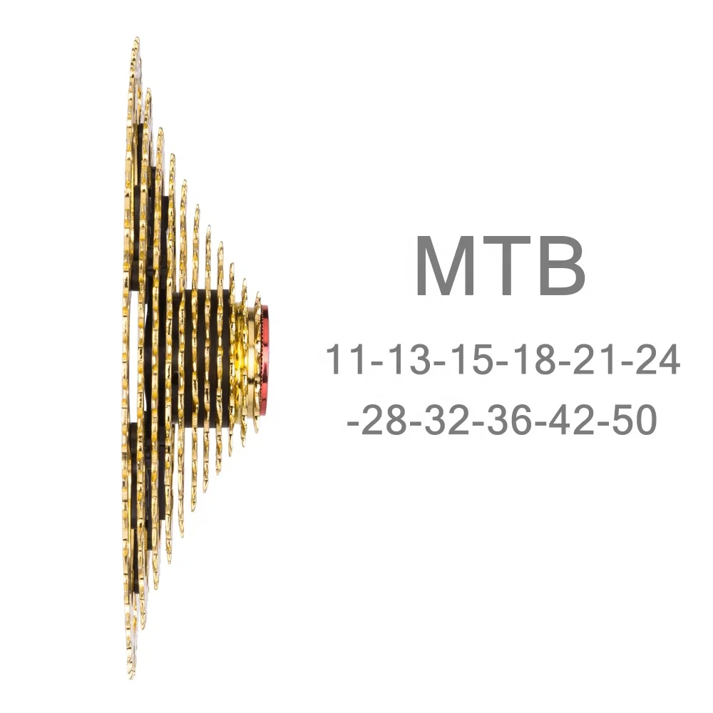 
ZTTO MTB Mountain 11s 11  50t Golden UltraLight Cassette  (62039105149)